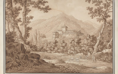 Veduta in Abruzzo, Castello di Balsorano – Sir Richard Colt Hoare