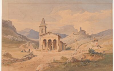 Passo di montagna vicino a Tagliacozzo in Abruzzo – Georg Heinrich Busse